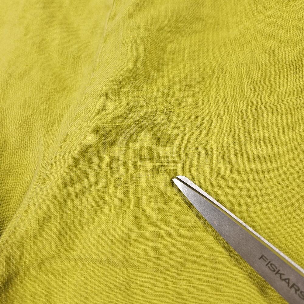 Bryn Walker Pants Women XS Green Linen Cropped Pull On Breathable Minimalist - Picture 9 of 13